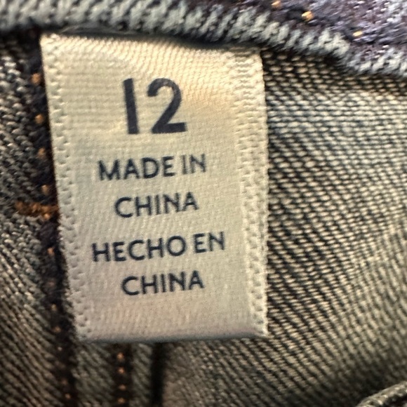 Seven 7 Weekend Slim Fit High Rise Dark Wash Raw Hem Denim Blue Jeans - Picture 5 of 7